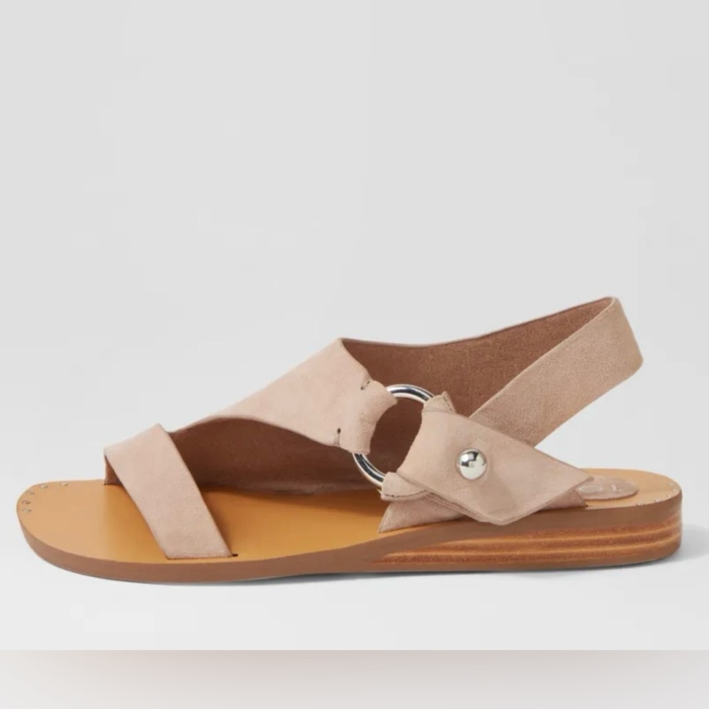 Silent D Risa Suede Sandal Size 39 - image 1